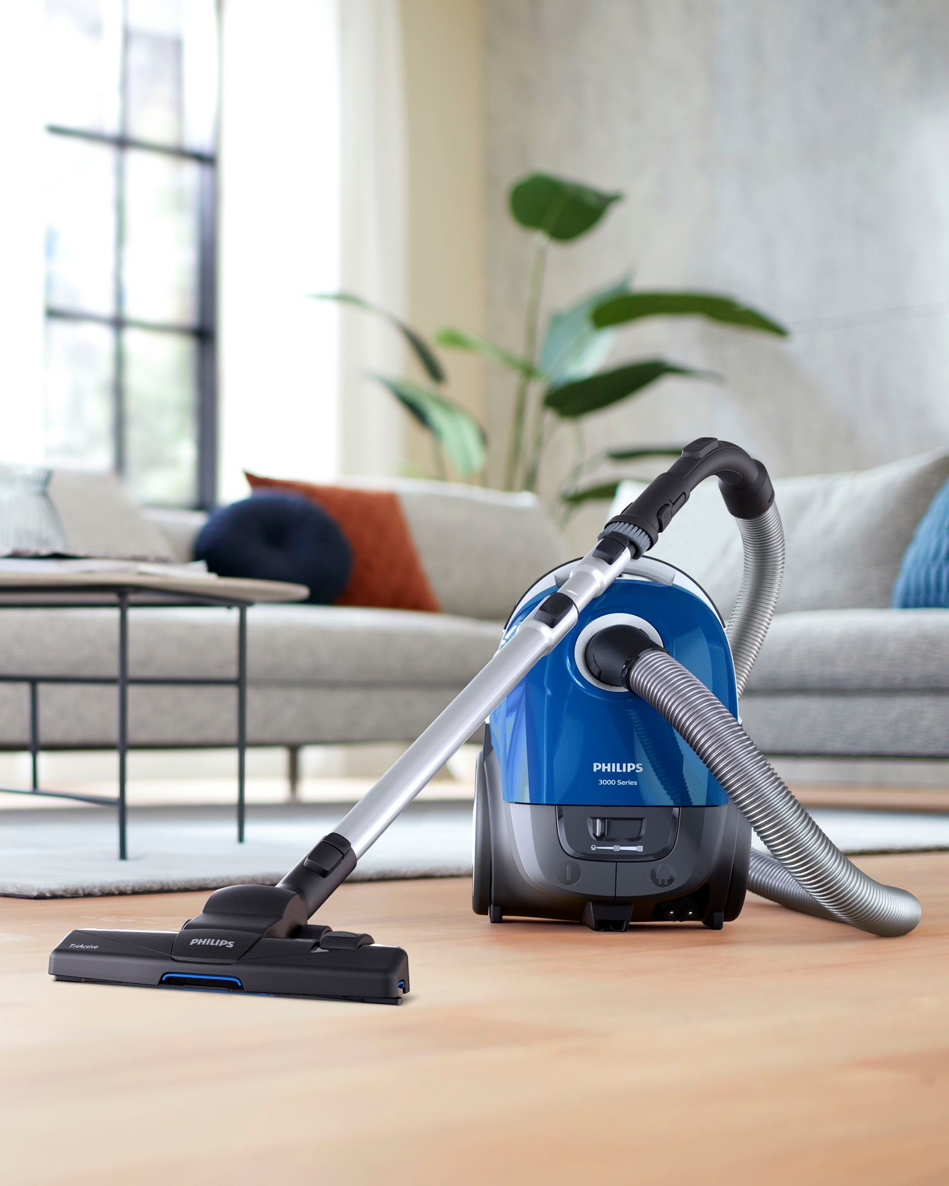 Philips Bodenstaubsauger 3000 series XD3110/09, 900 W, mit Beutel