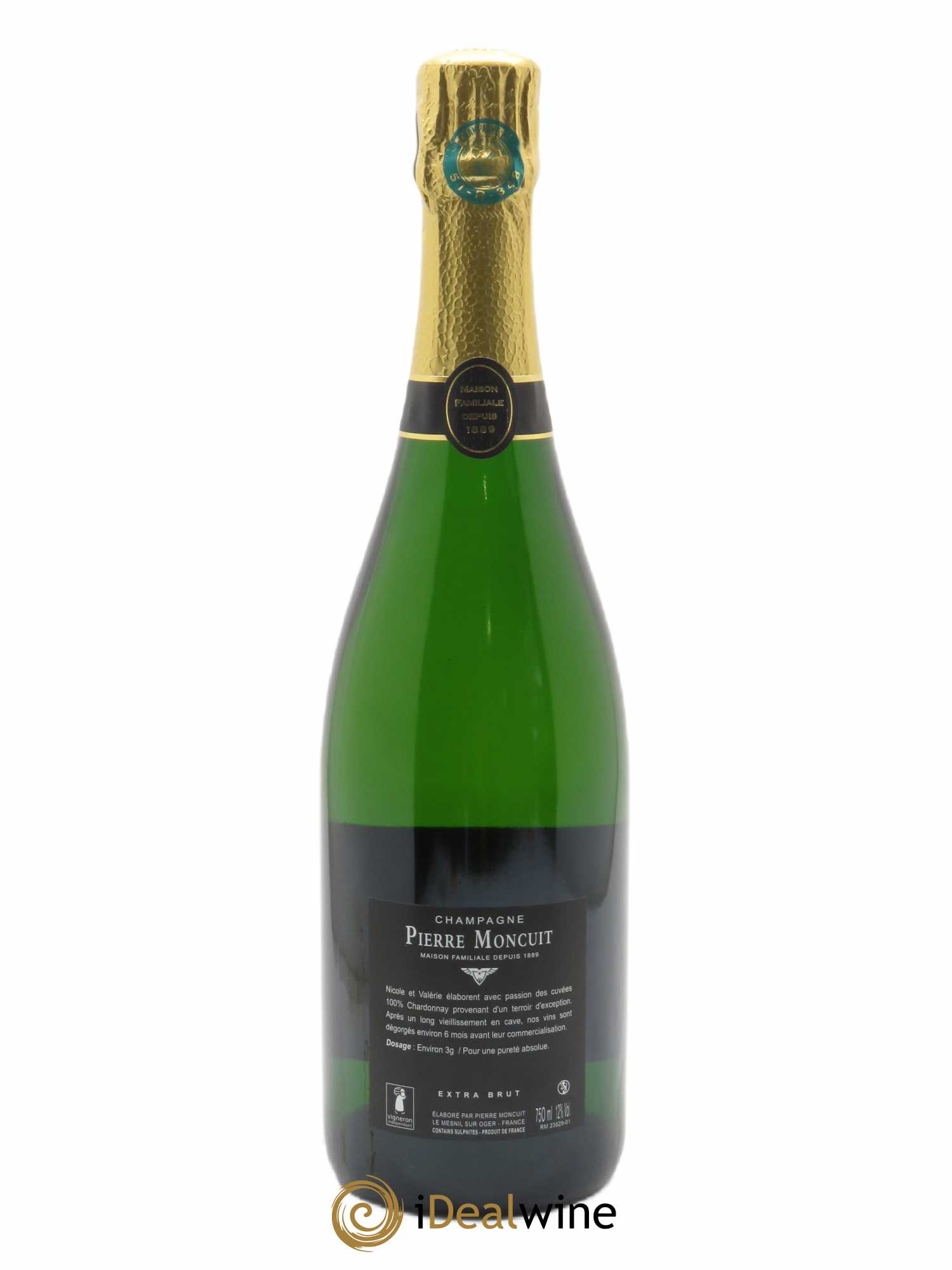 Cuvée Nicole Moncuit Vieilles Vignes Extra Brut Pierre Moncuit  2006 - Lot de 1 Bouteille