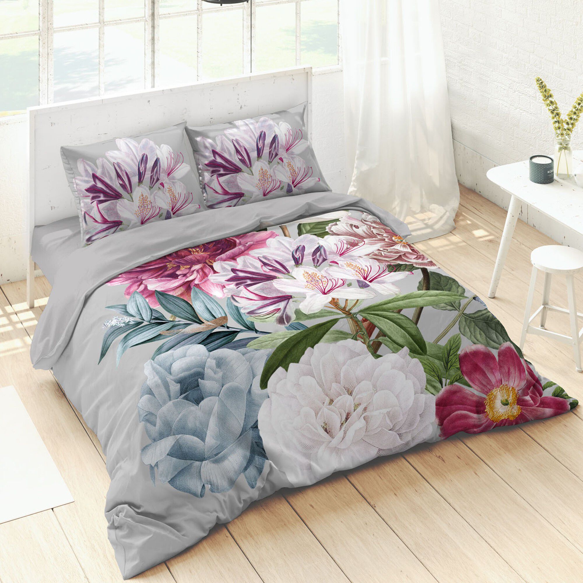 Linge de lit aquarelle coton