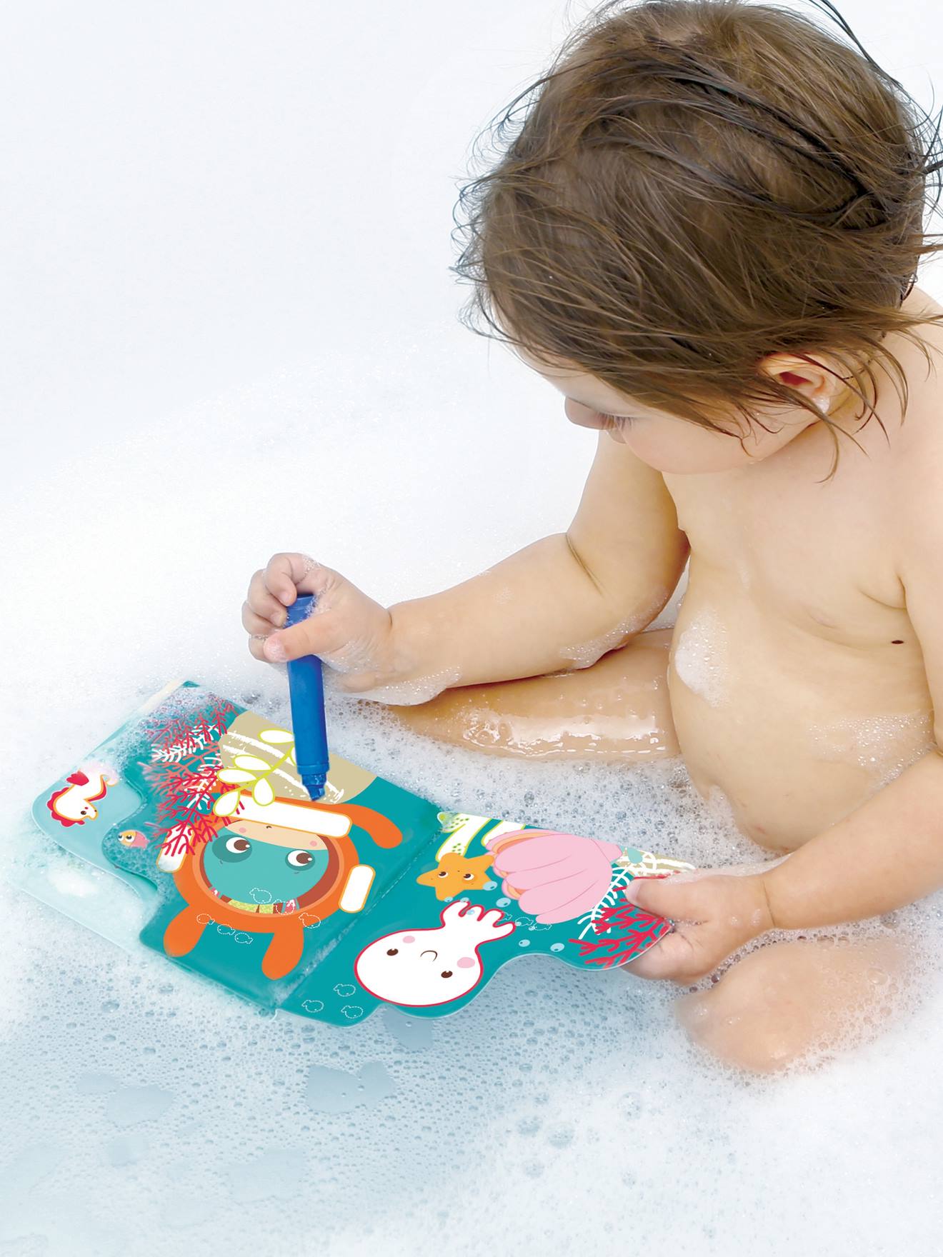 Livre de bain coloriage LUDI multicolore