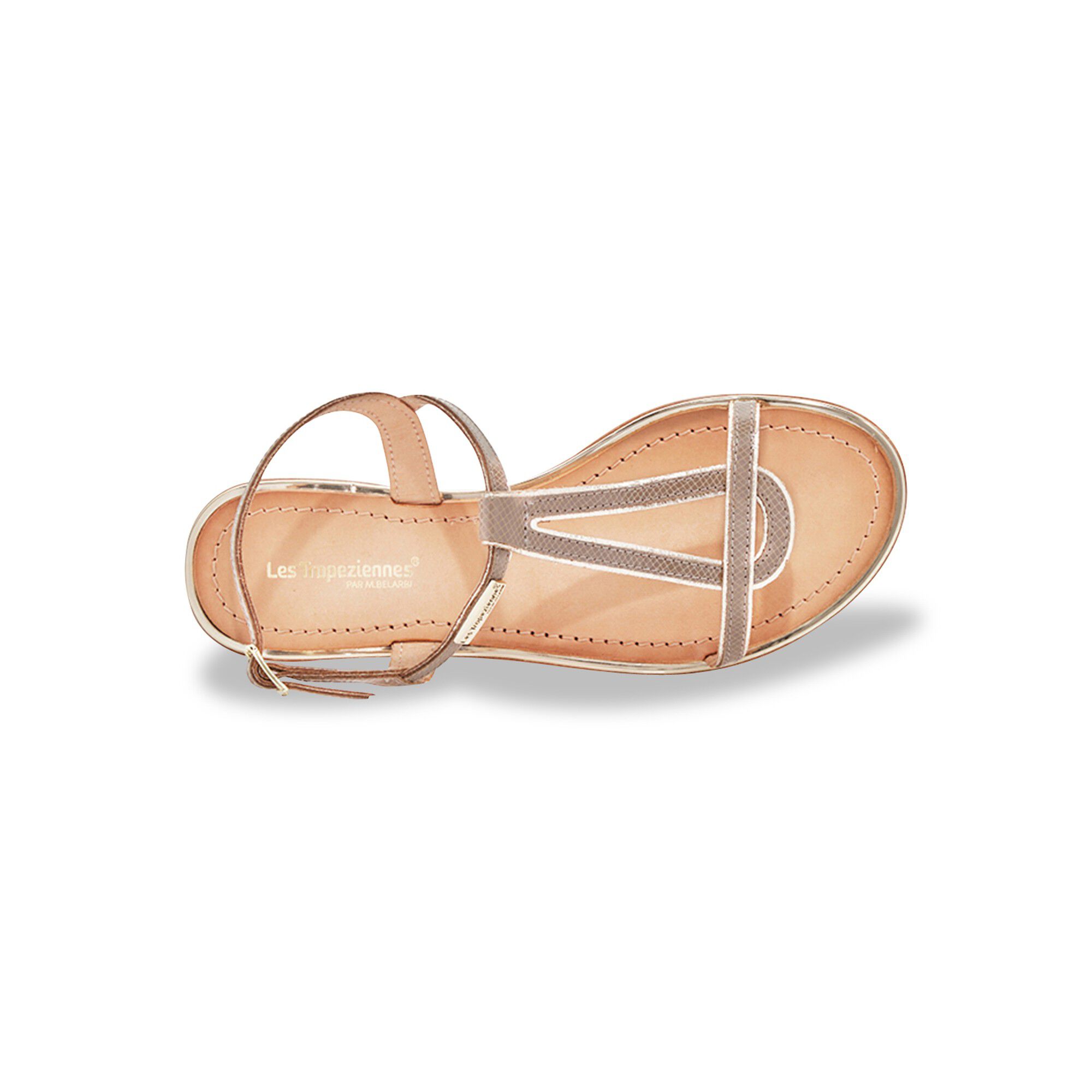 Sandales plates en cuir Hamore