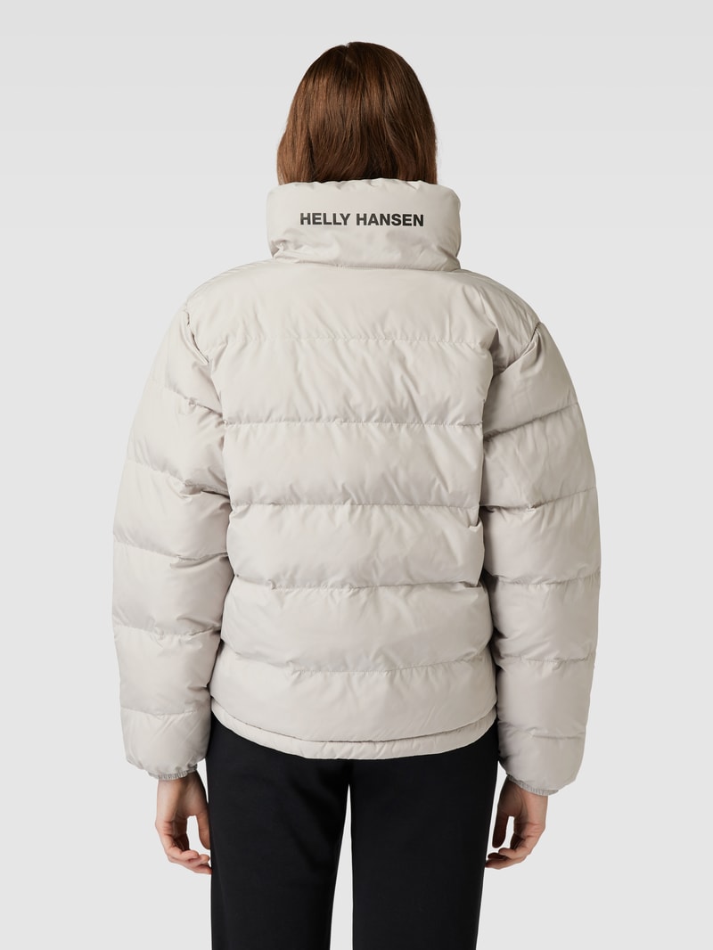 Steppjacke mit Wendefunktion in taupe