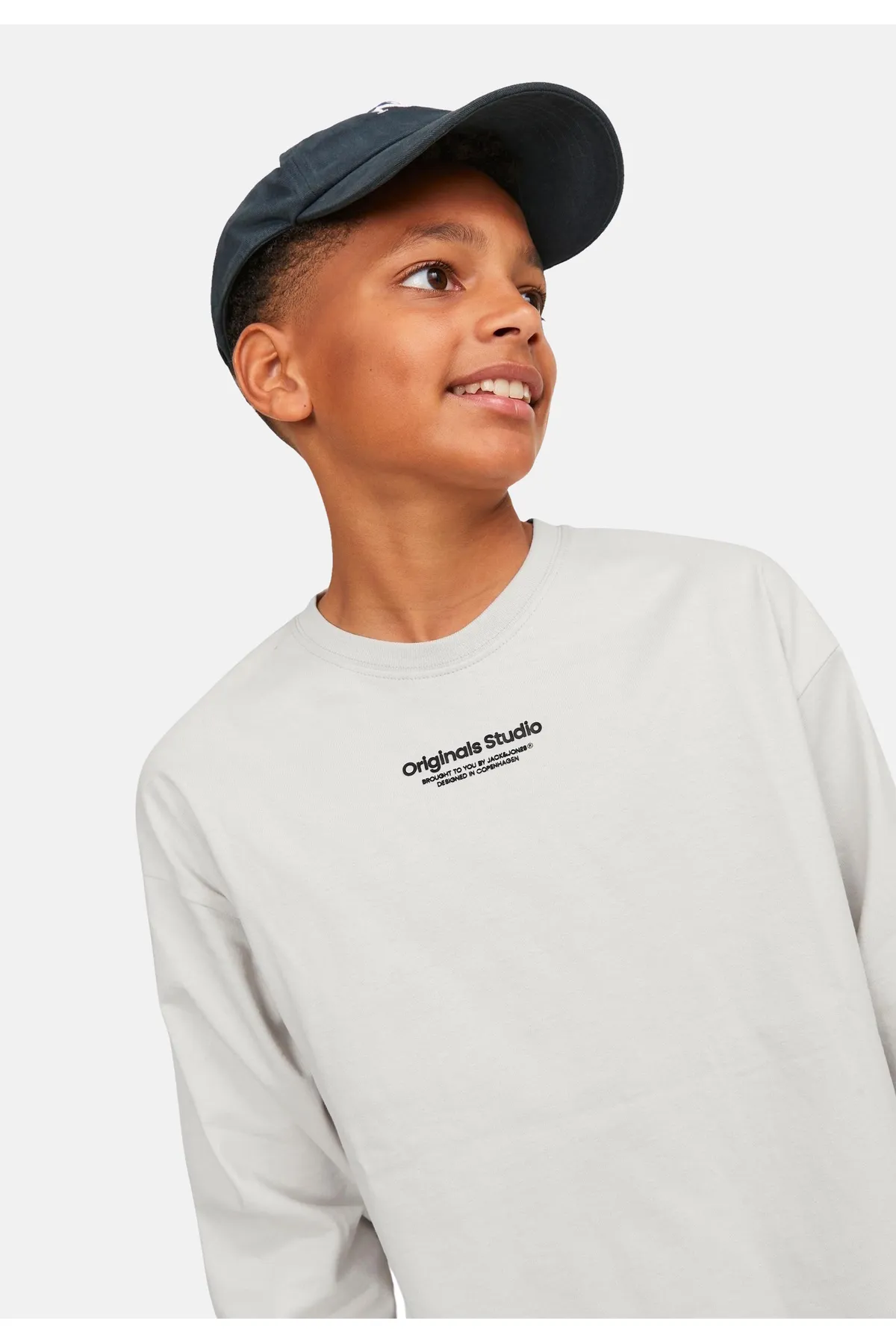 Jack & Jones  T-Shirt VESTERBRO Langarmshirt mit 3-D-Print