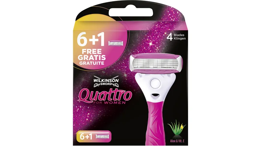 WILKINSON SWORD Quattro for Women 6er Klingen