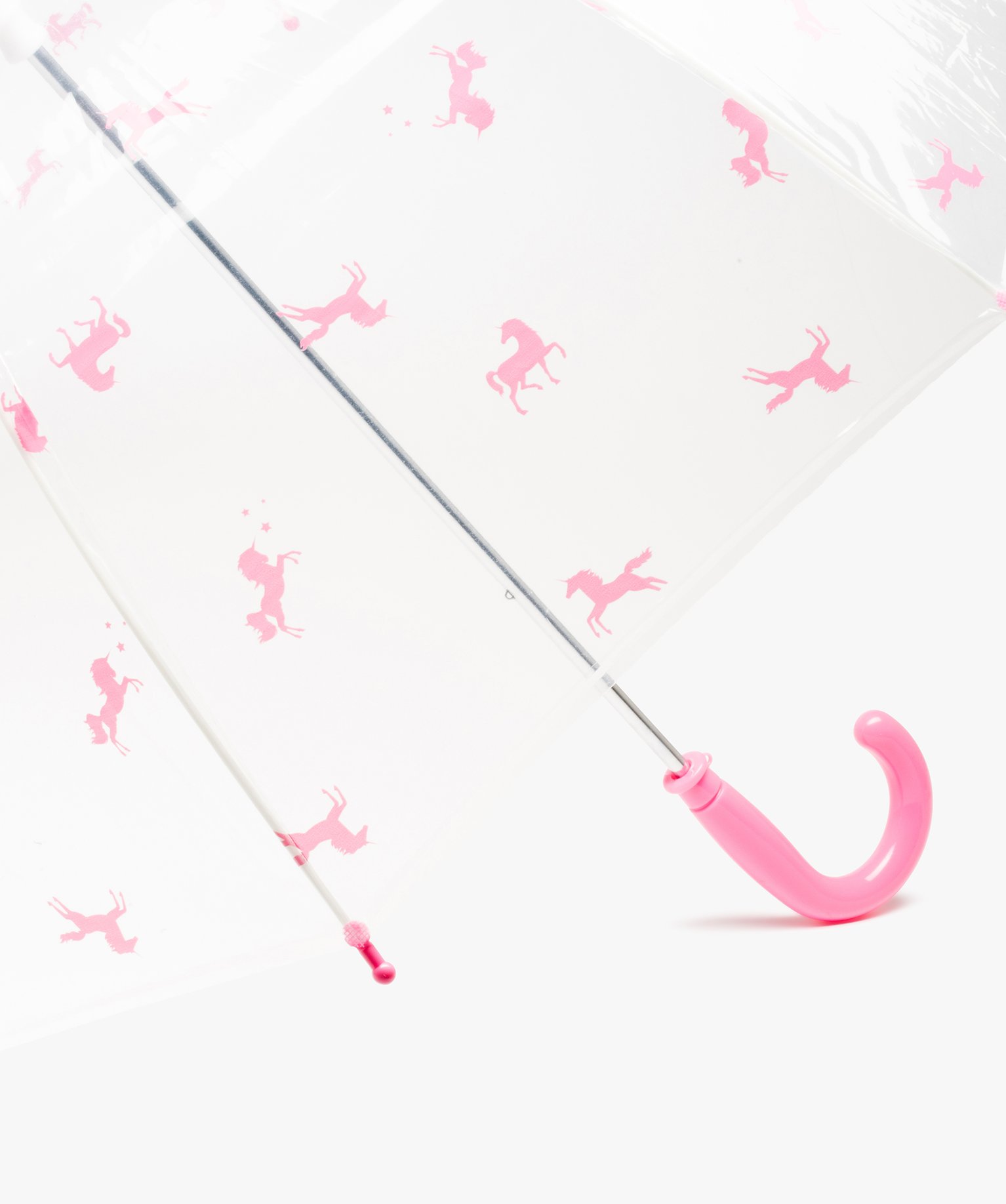 Parapluie enfant à motifs licornes rose | GEMO