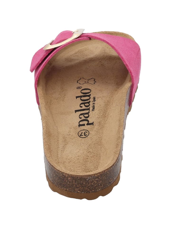 palado Pantoletten in pink velours günstig kaufen