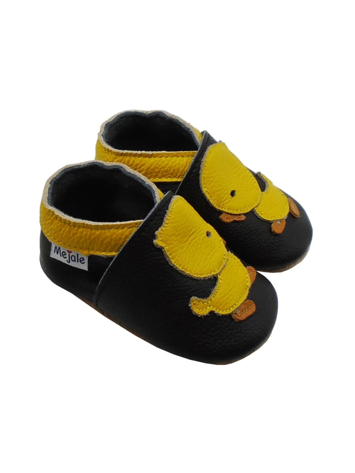 Yalion Baby Krabbelschuhe in Ente Schwarz günstig kaufen 23/24