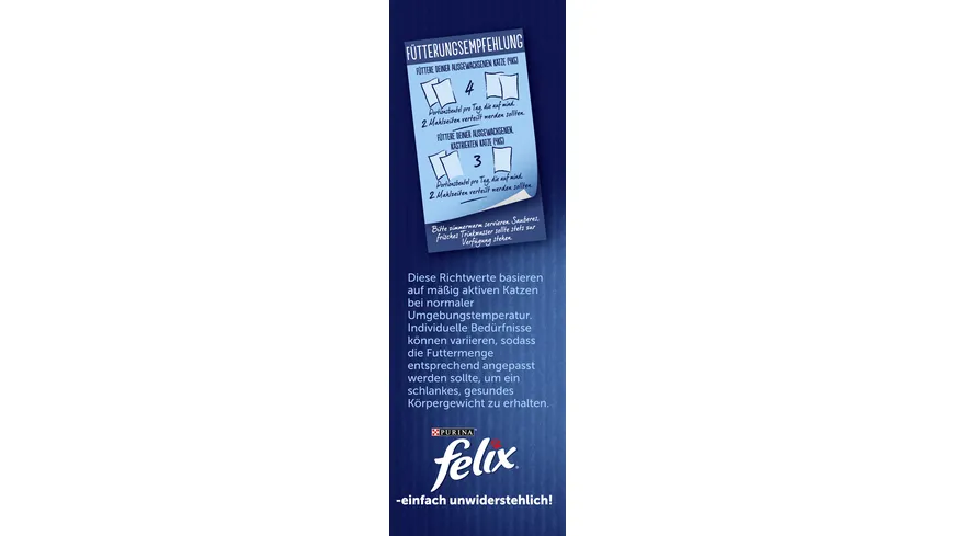 PURINA FELIX So gut wie es aussieht in Gelee Geschmacksvielfalt vom Land Katzennassfutter 1020 g