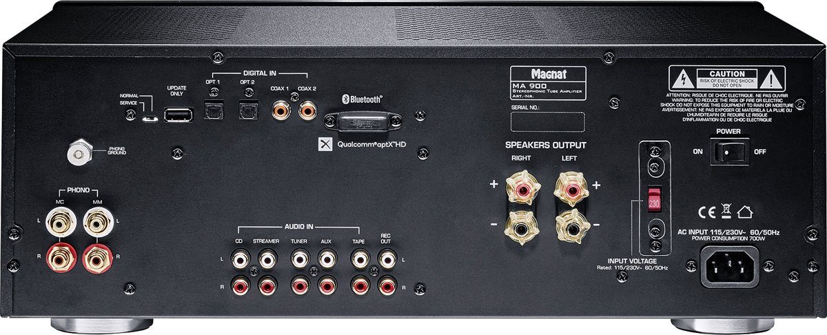 Magnat MA 900, schwarz Stereo Hybrid-Verstärker Vollverstärker