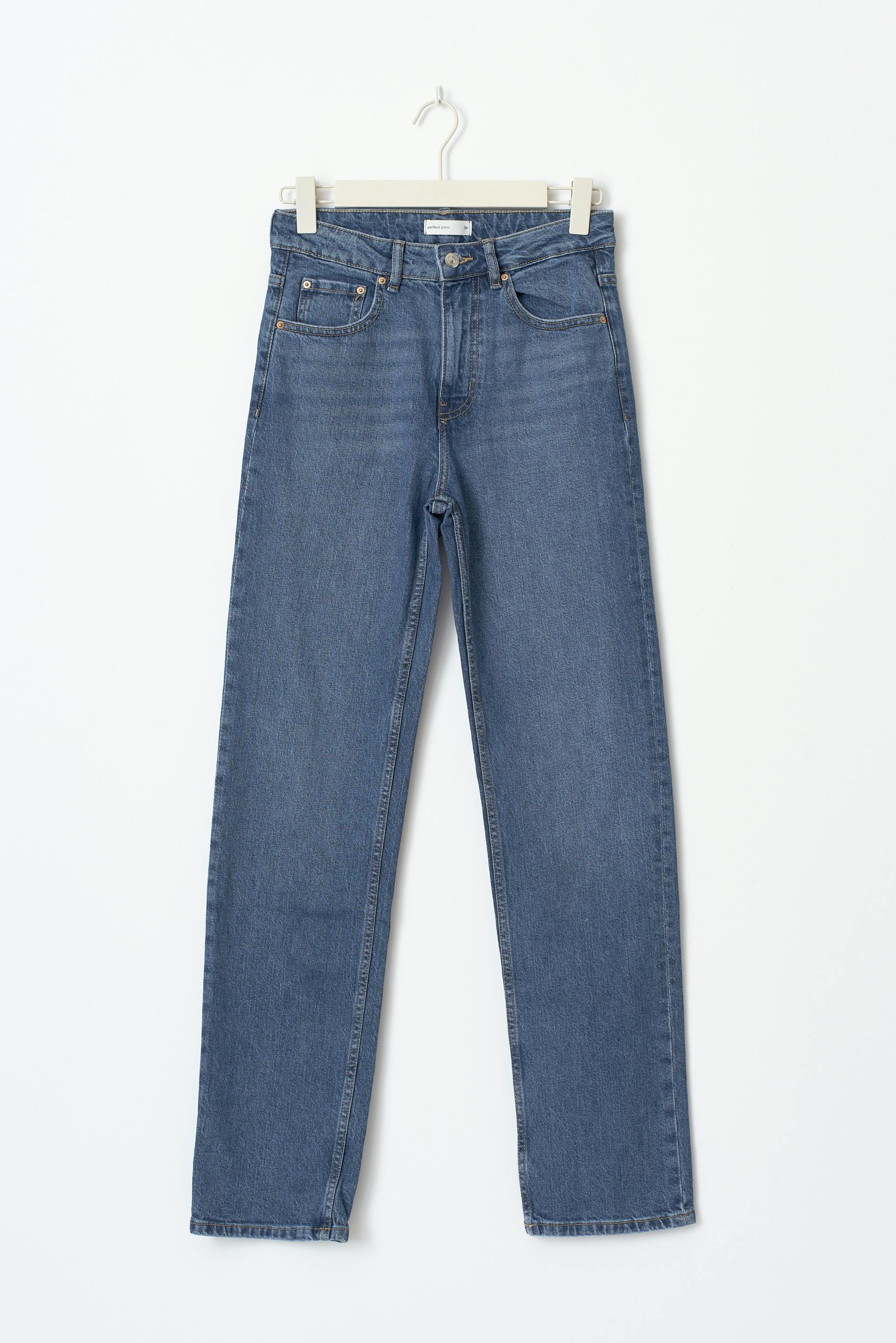 Mid straight jeans