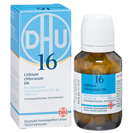 BIOCHEMIE DHU 16 Lithium chloratum D 6 Tabletten  200 St  Tabletten