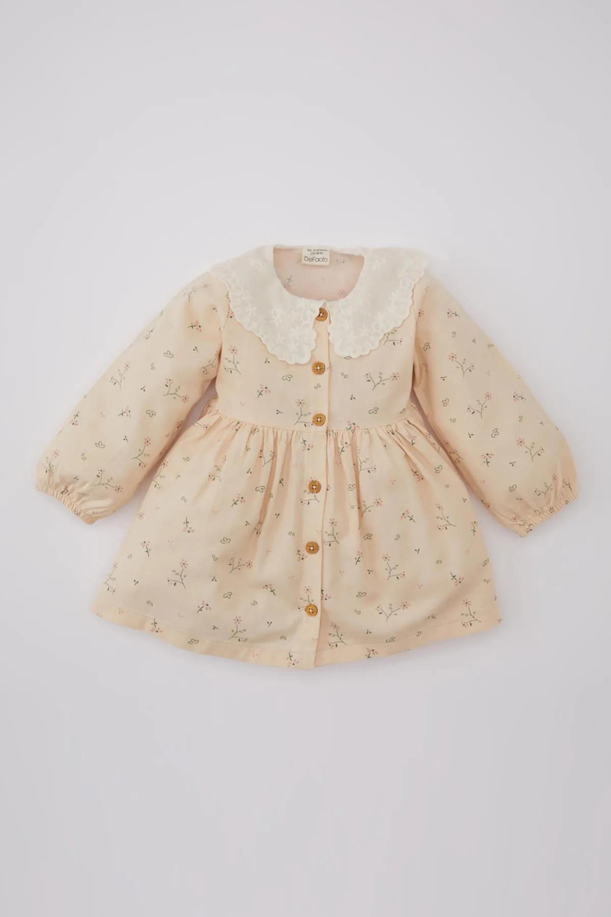 DeFacto  Langärmliges Twillkleid für Baby-Mädchen - C0494a524sp