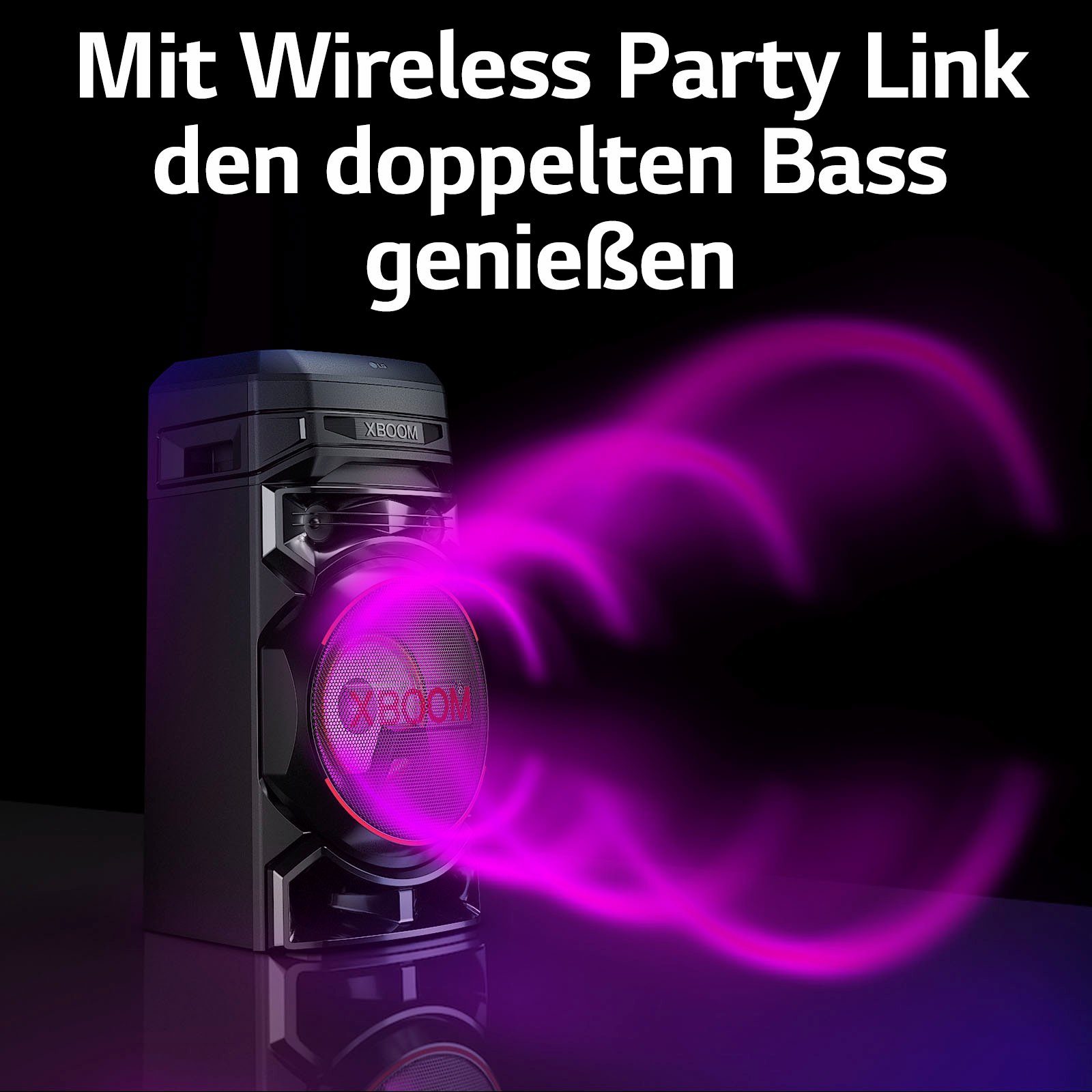 LG XBOOM RNC5 Stereo Party-Lautsprecher (Bluetooth)