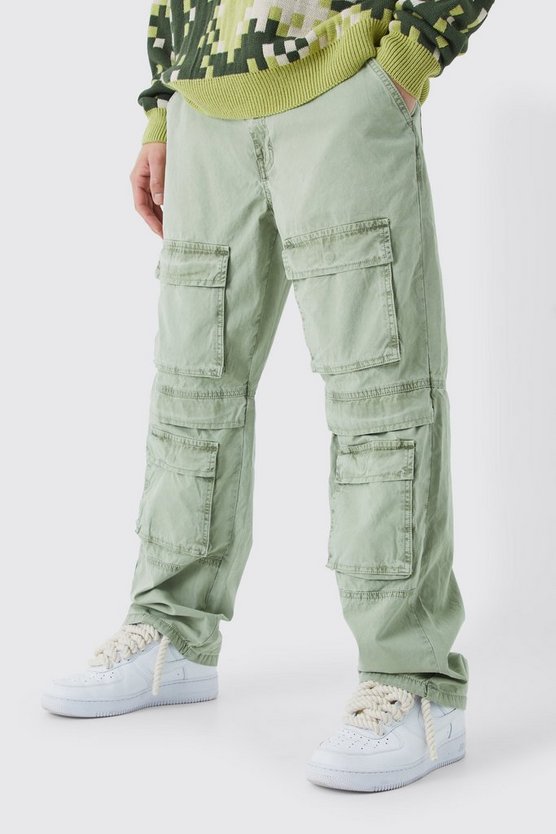 Lockere Cargo-Hose mit Acid-Waschung