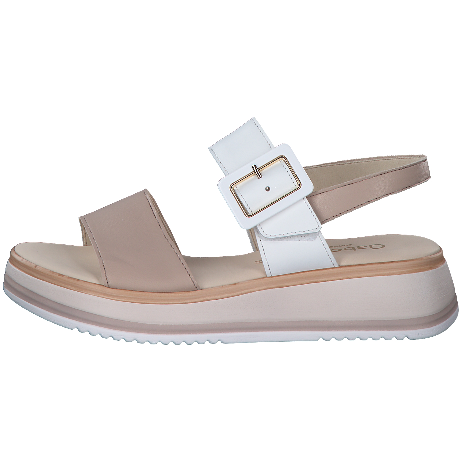 Gabor Comfort 42.744, Keilsandaletten, Damen, Beige