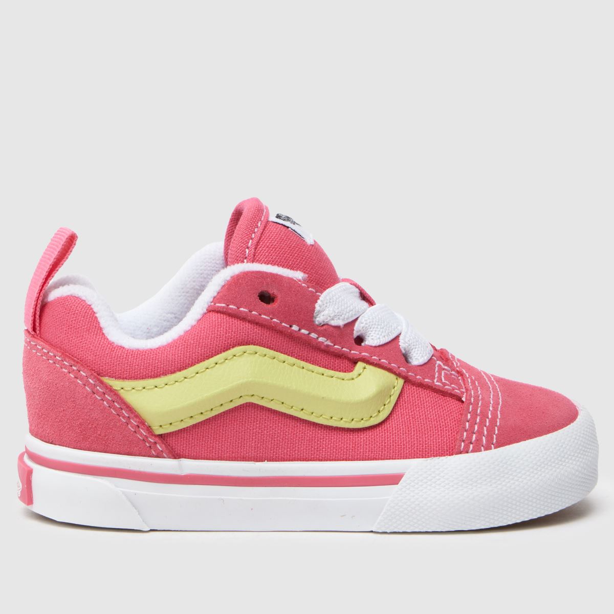 Vans rosa multifärgade knu skool flickor småbarnsskor