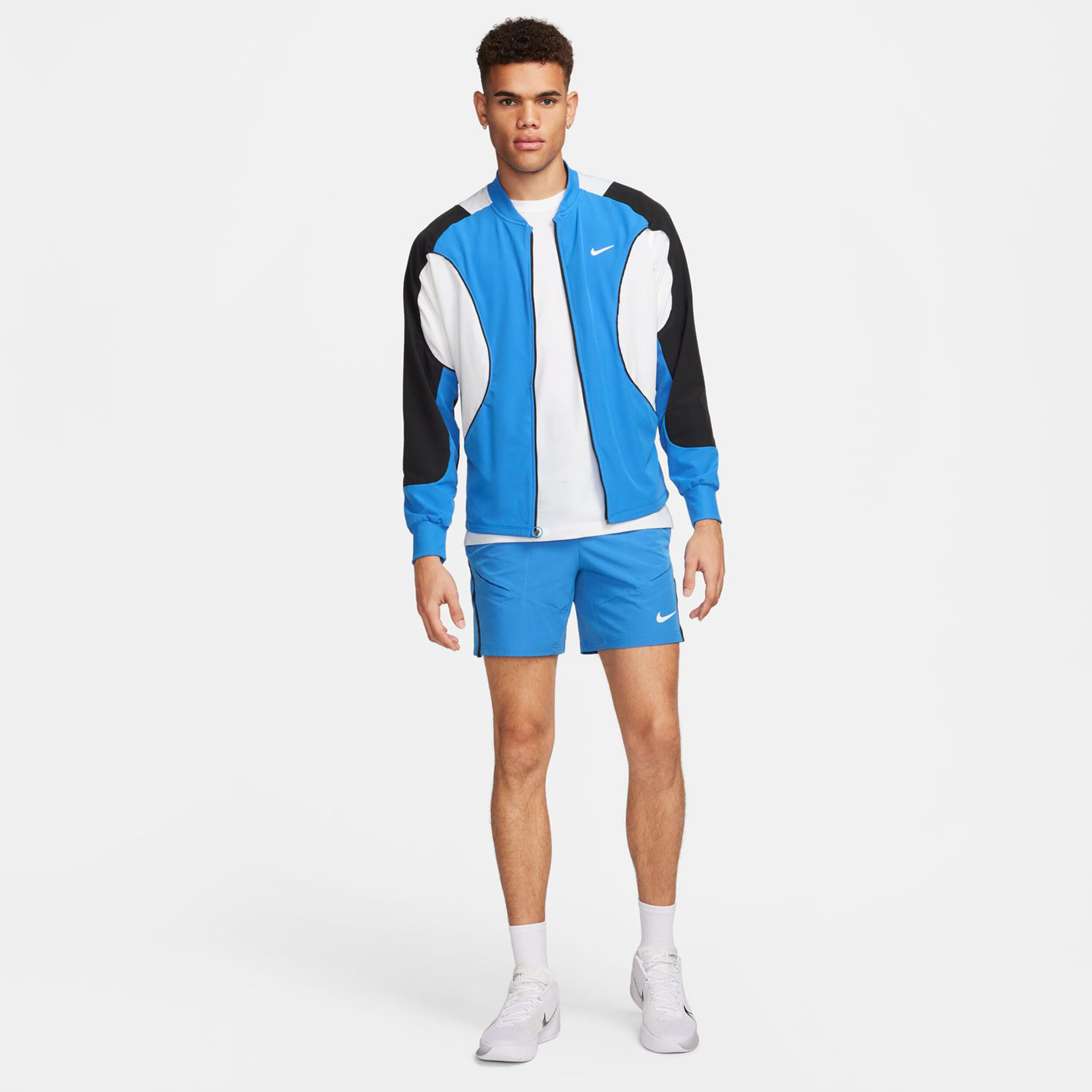 Court Dri-Fit Advantage Trainingsjacke Herren - Blau, Schwarz