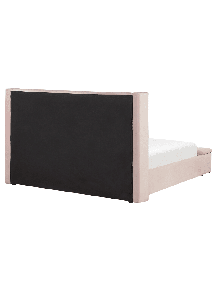Beliani Doppelbett NOYERS in Rosa - (W) 190 x (H) 132 x (L) 247 cm günstig kaufen onesize
