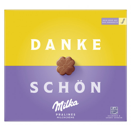 Milka Dankeschön Milchcreme Pralinen 110G