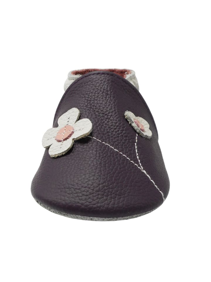 Yalion Leder-Krabbelschuhe 