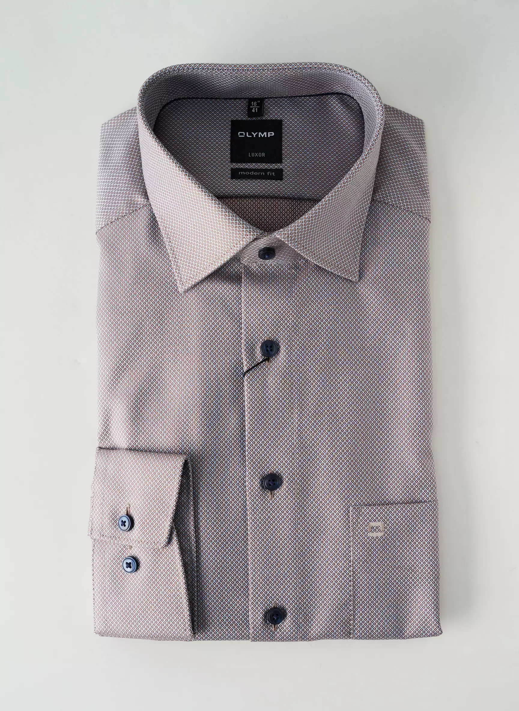Olymp Manches Longues Homme couleur gris