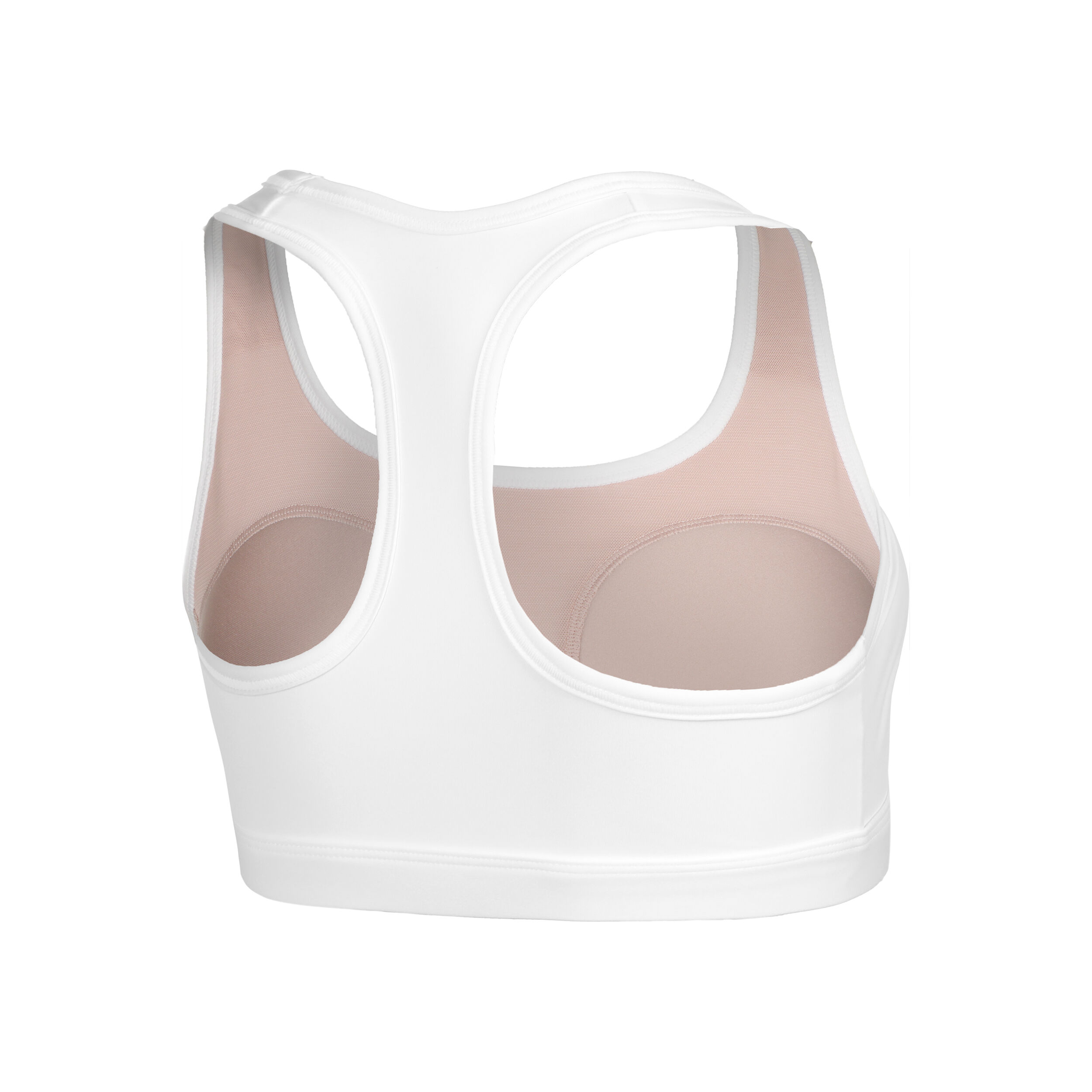 Swoosh Medium Sport-BH Damen - Weiß