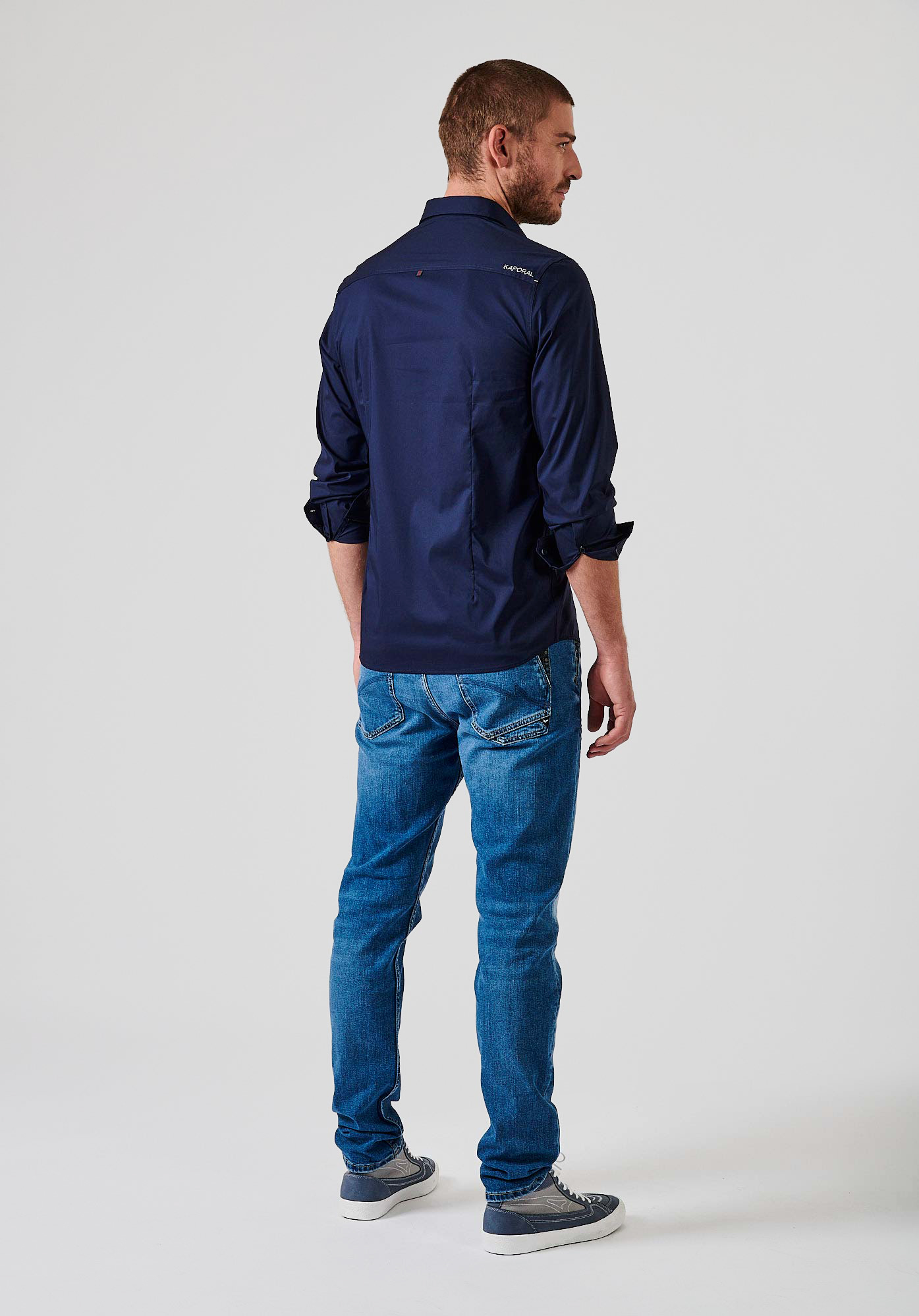 SURAJ  Chemise bleue Homme