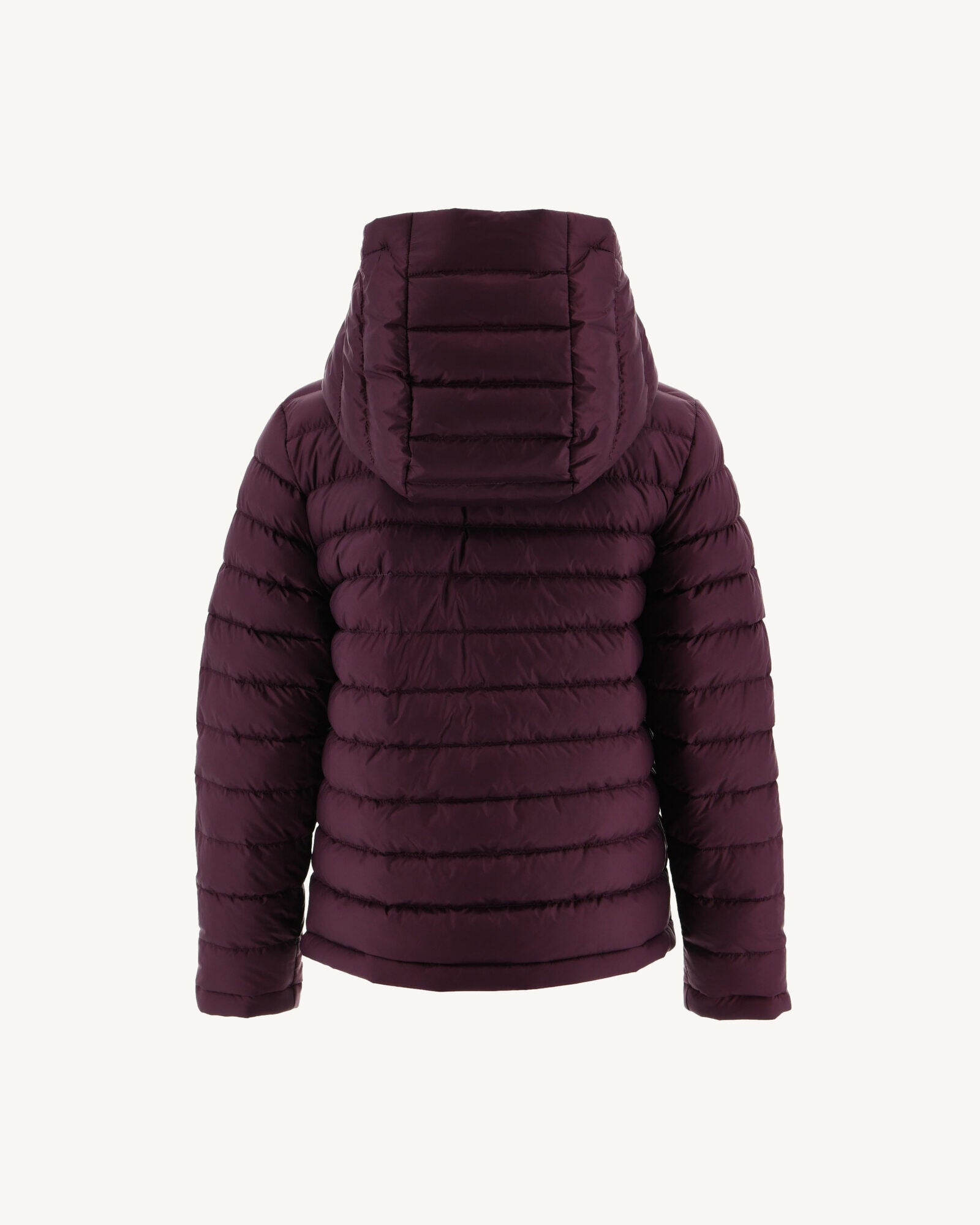 Doudoune réversible à capuche enfant Rose pale/Aubergine Zurich