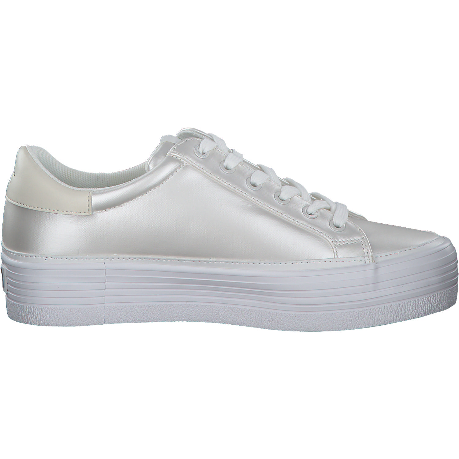 Calvin Klein YW0YW01037, Schnürschuhe, Damen, Pearlized Bright white