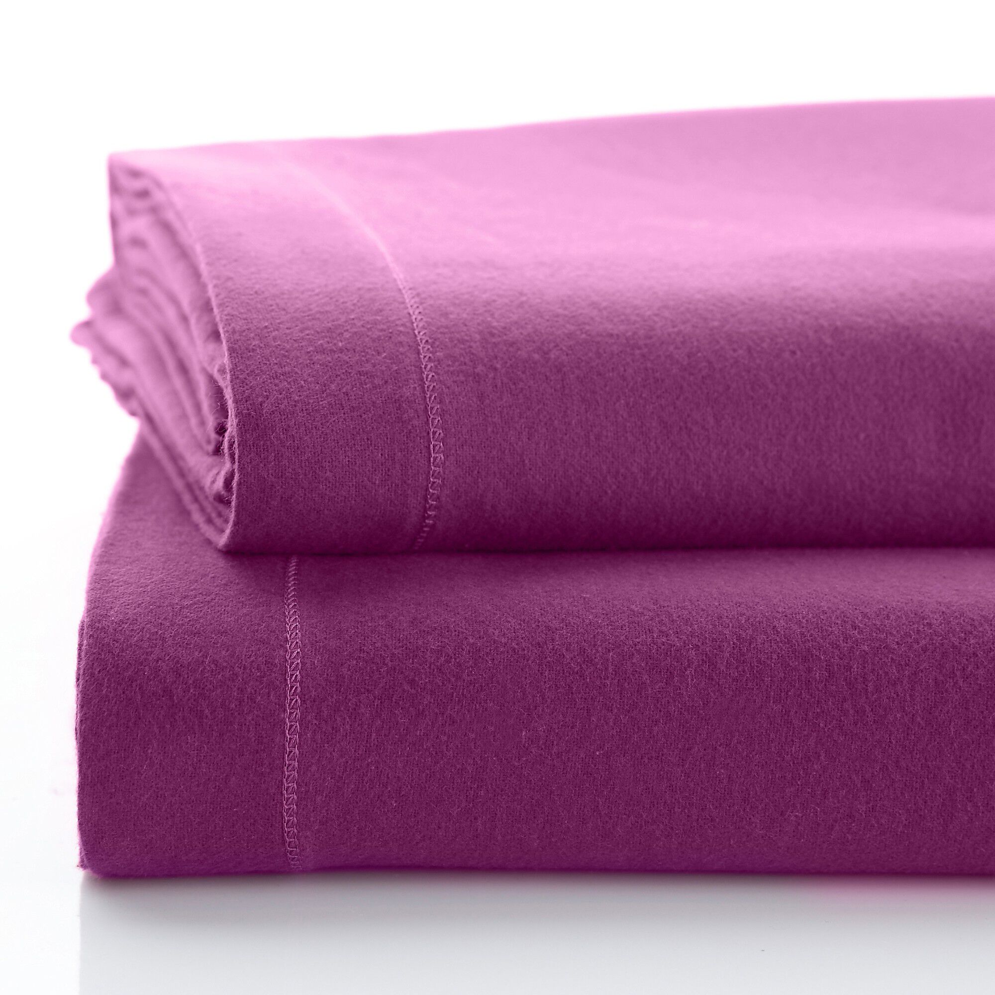 Linge de lit uni flanelle