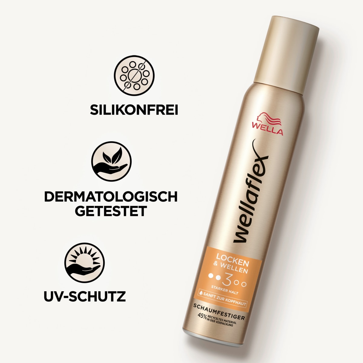 Schaumfestiger Locken & Wellen, Starker Halt, 200 ml