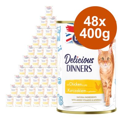 Sparpaket Butcher's Delicious Dinners Katze 48 x 400 g