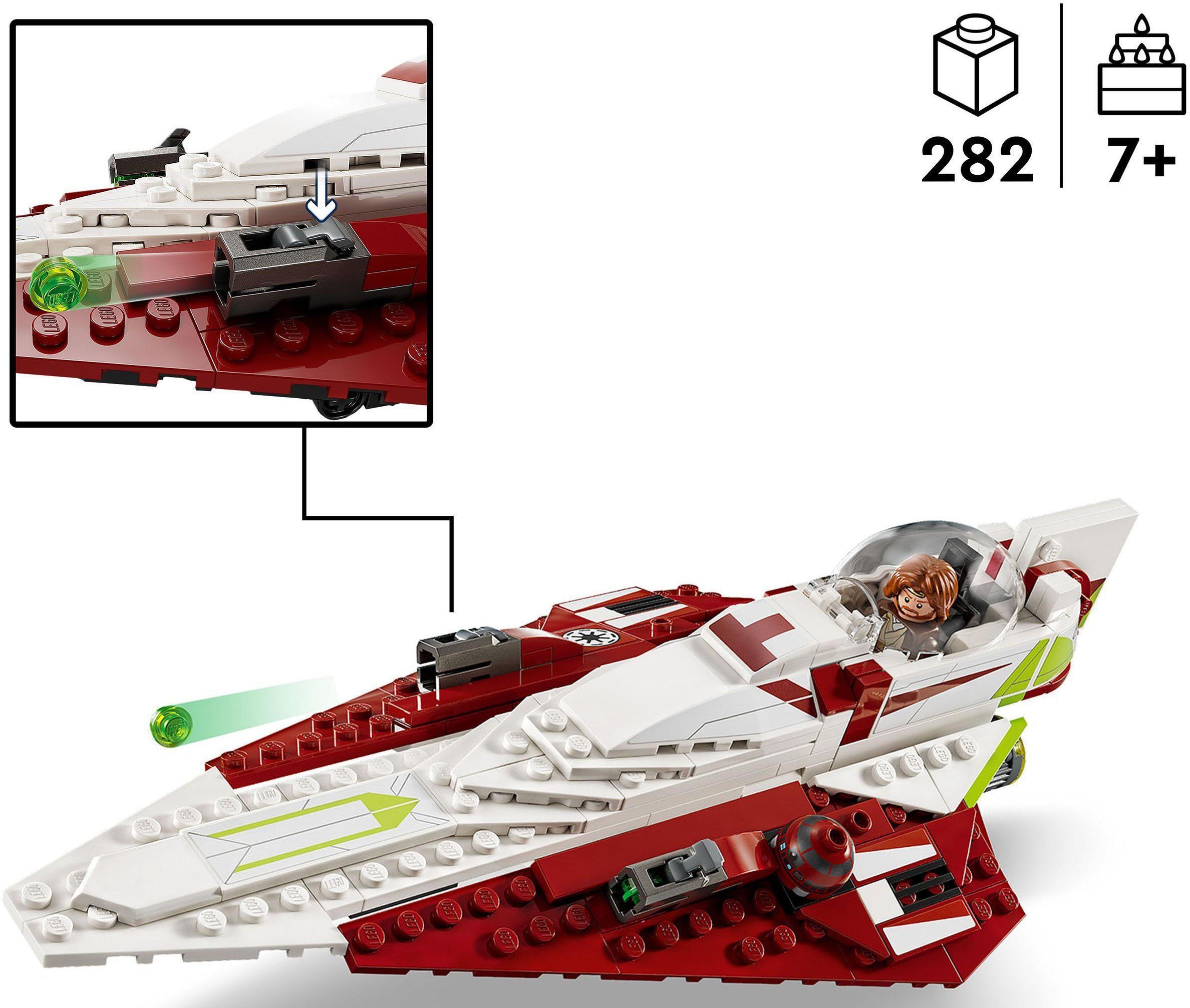 LEGO® Konstruktionsspielsteine Obi-Wan Kenobis Jedi Starfighter™ (75333), LEGO® Star Wars, (282 St), Made in Europe