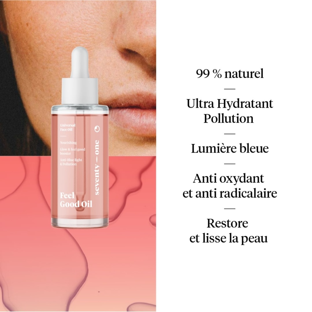 seventyOne percent Feel Good Oil Huile/Visage/Hydratant