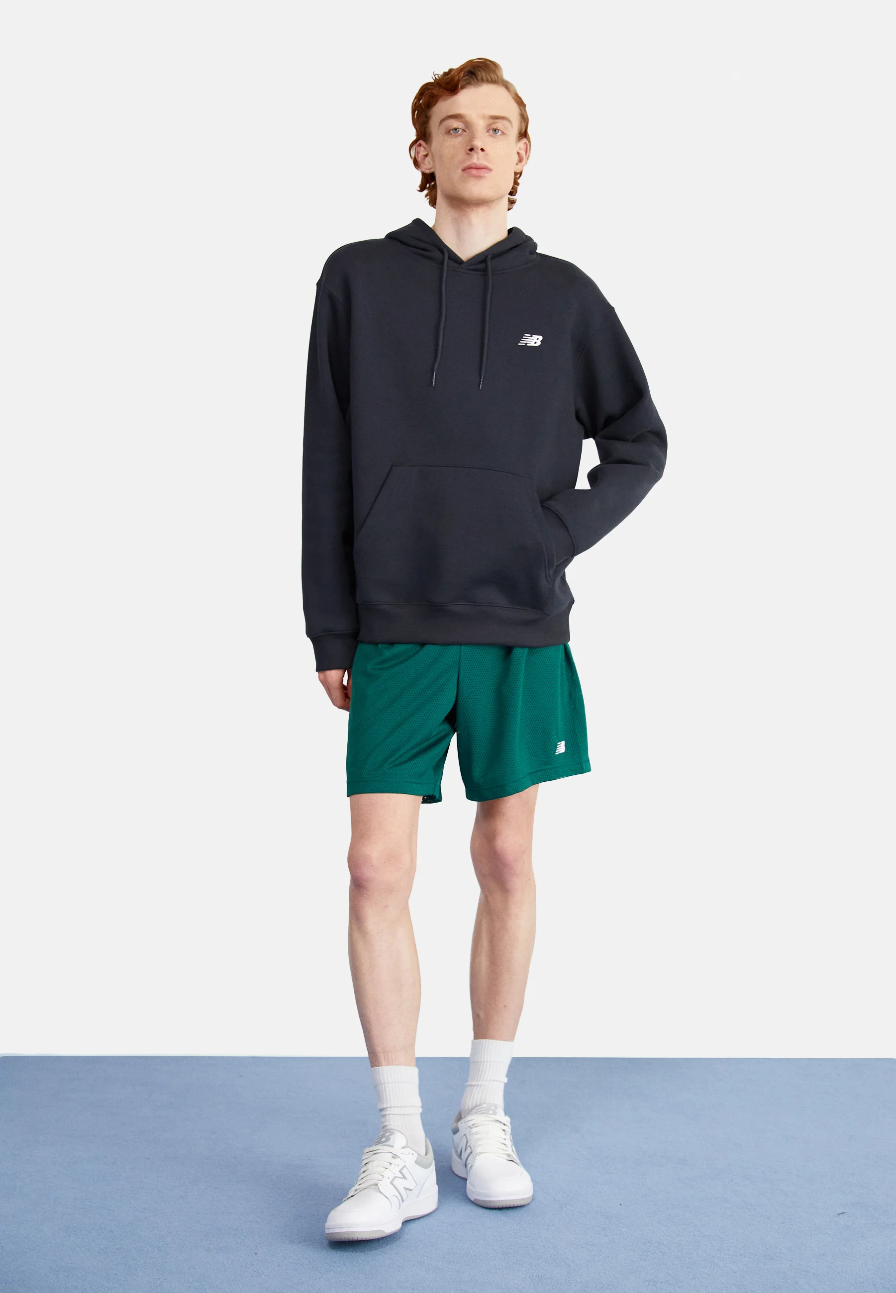 Sudadera con capucha New Balance Sport Essentials Small Logo Brushed - Sudadera