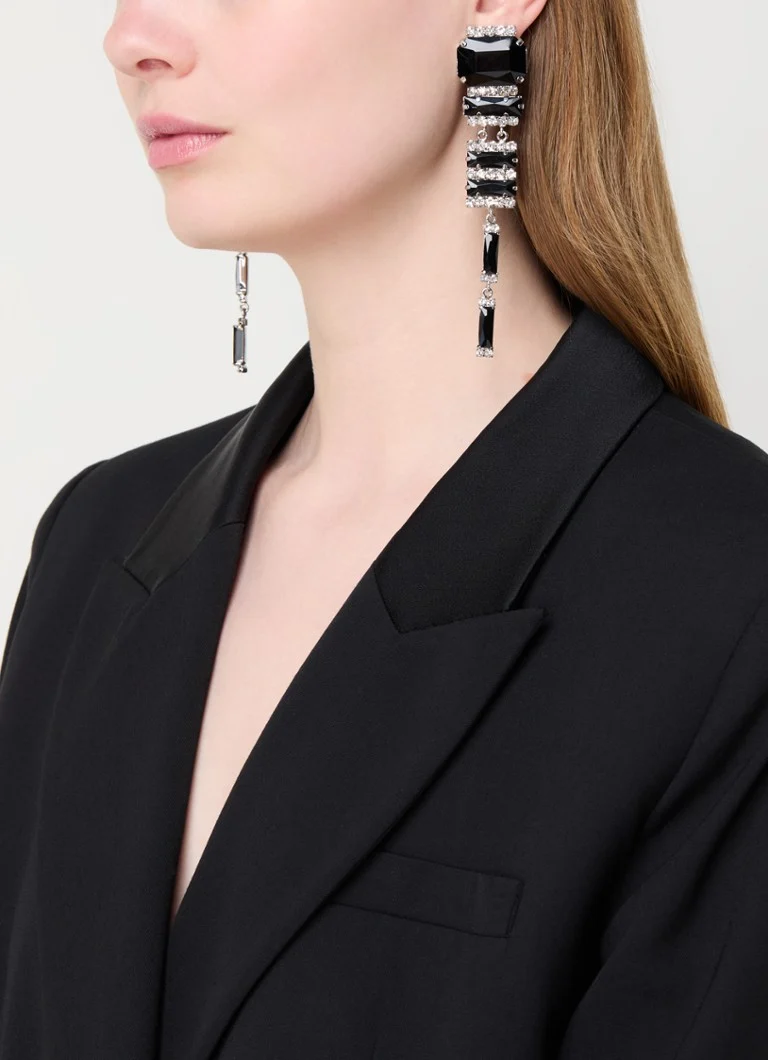 Orecchini a clip MaxMara Favore con pietra di vetro