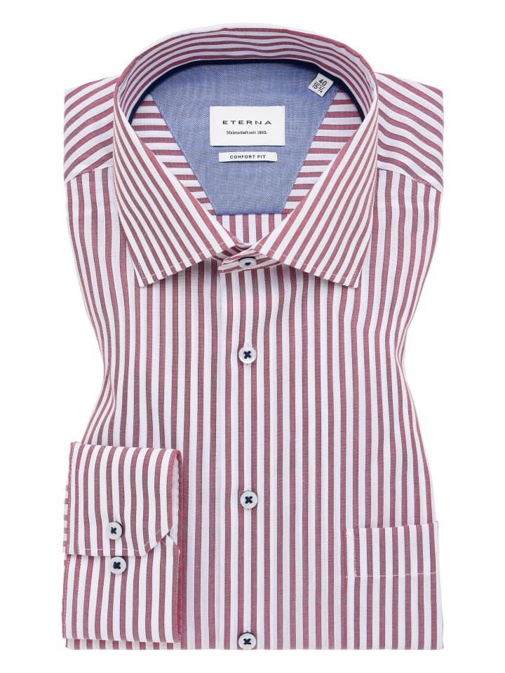 Eterna Hemd COMFORT FIT in rot günstig kaufen