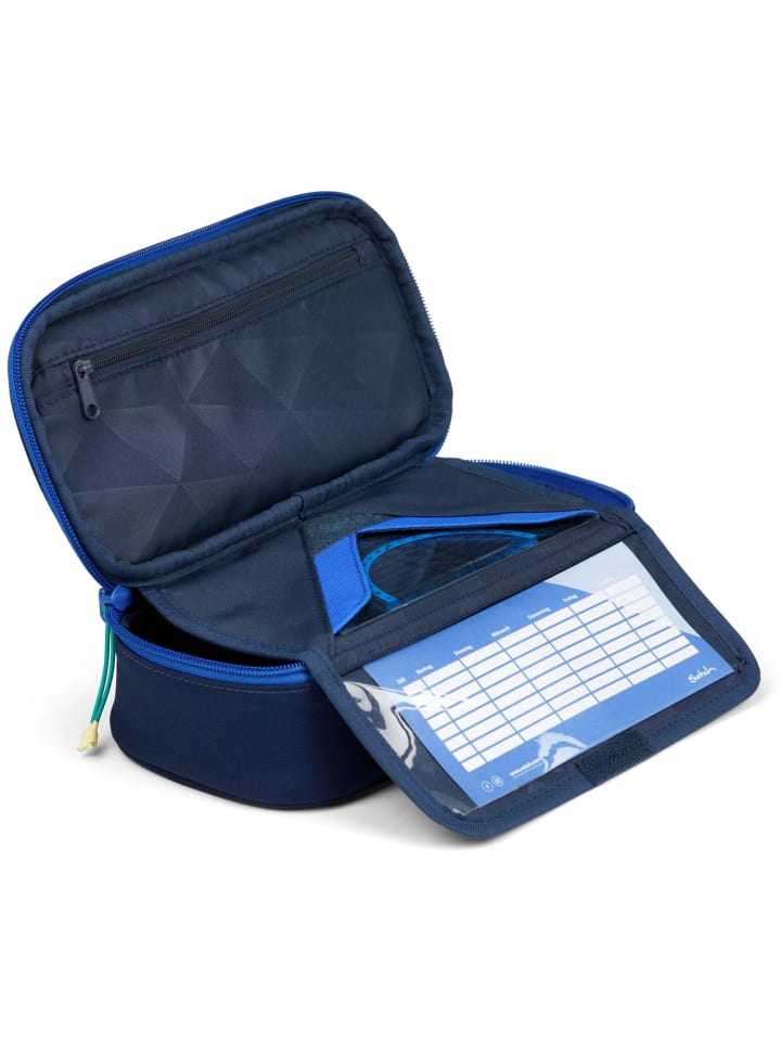Satch Schlamperbox Crossed Blue 2025 in blau günstig kaufen onesize