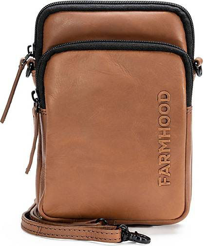 FARMHOOD Nashville Handytasche Leder 15 cm