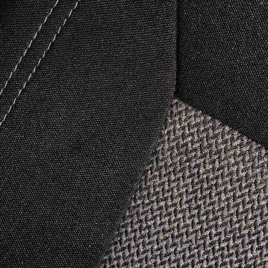 NORAUTO Sitzbezug für 2 Vordersitze, Design ERIS, schwarz-grau - ATU