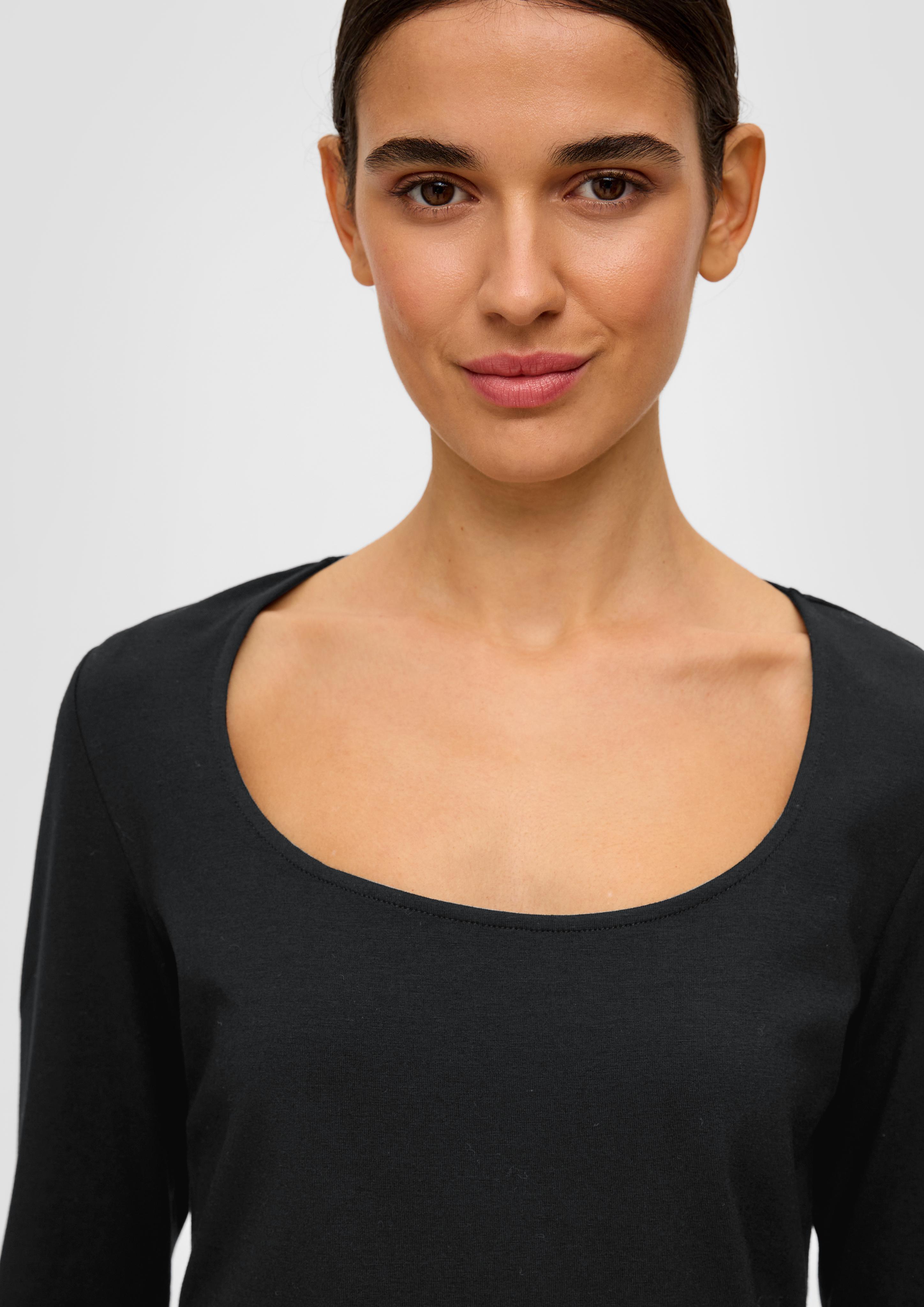 Longsleeve aus Baumwoll-Modal-Mix  2138248-9999