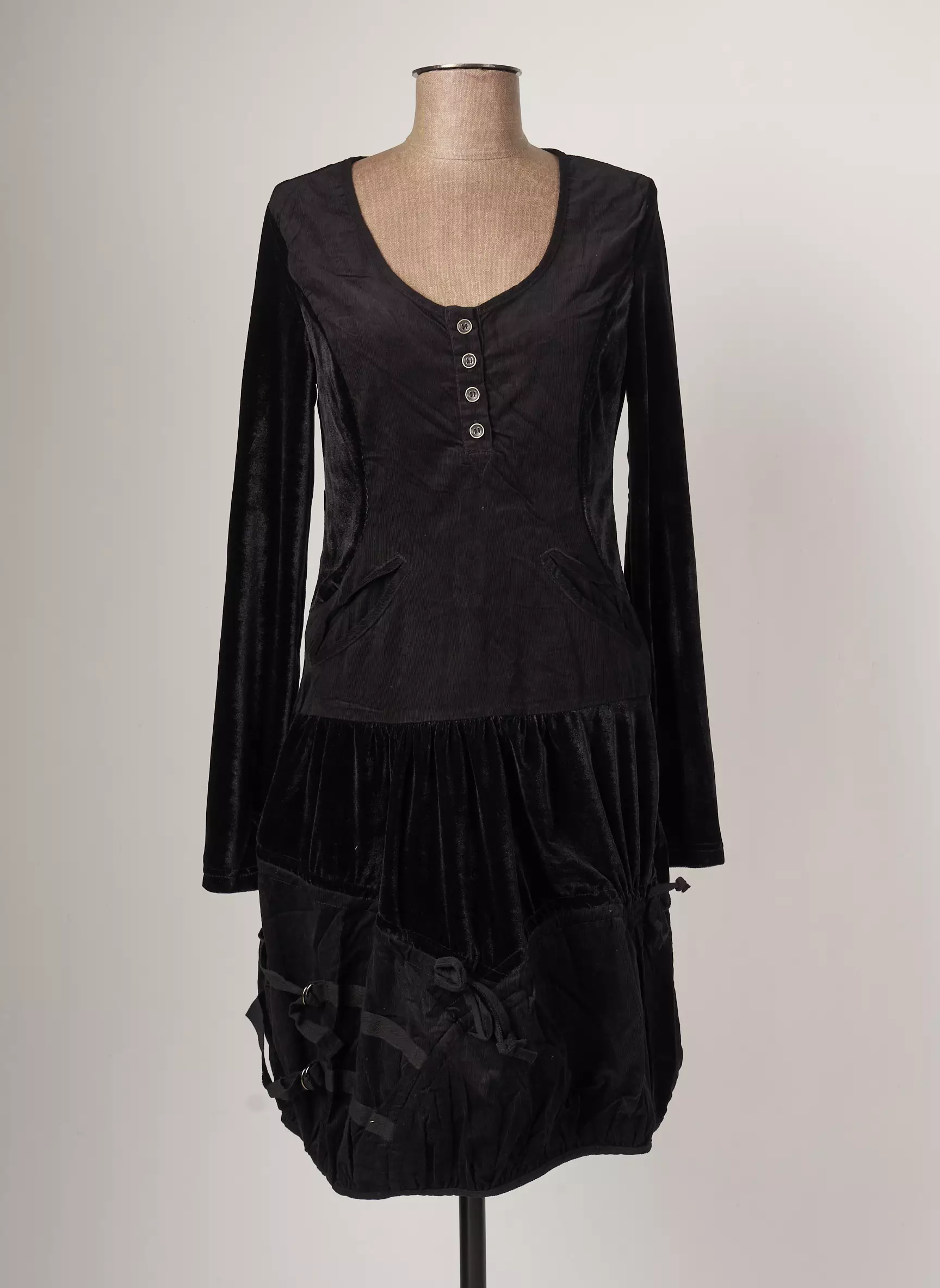 Areline Robes Mi Longues Femme couleur noir