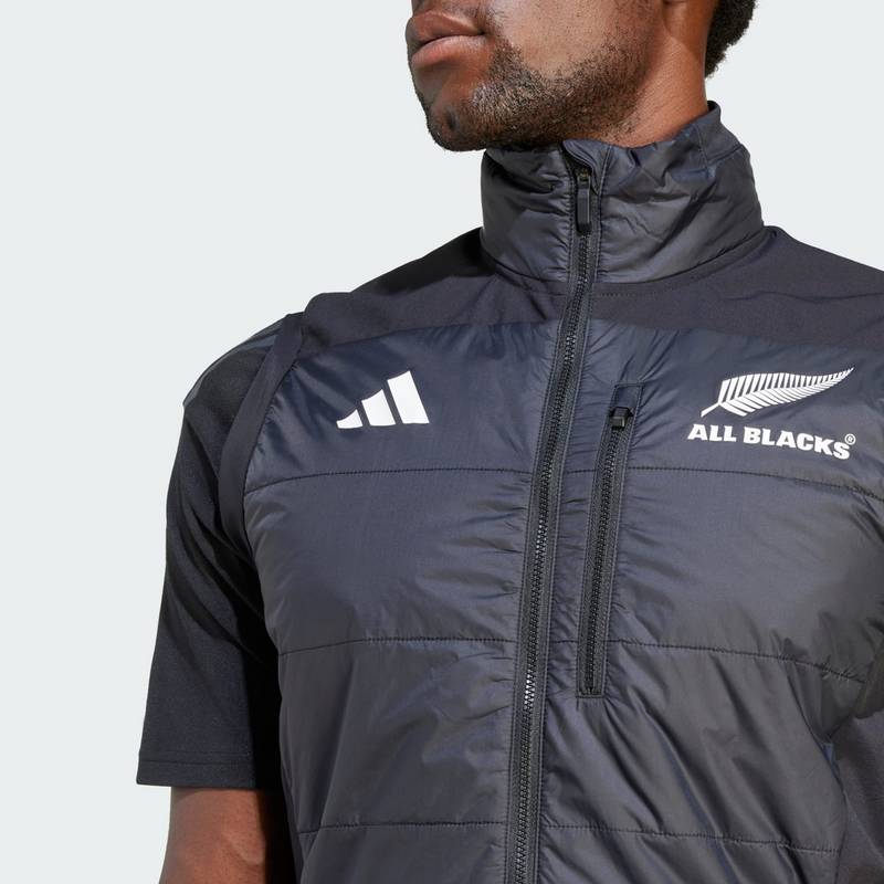 adidas All Blacks Rugby Filled Weste Steppweste Herren