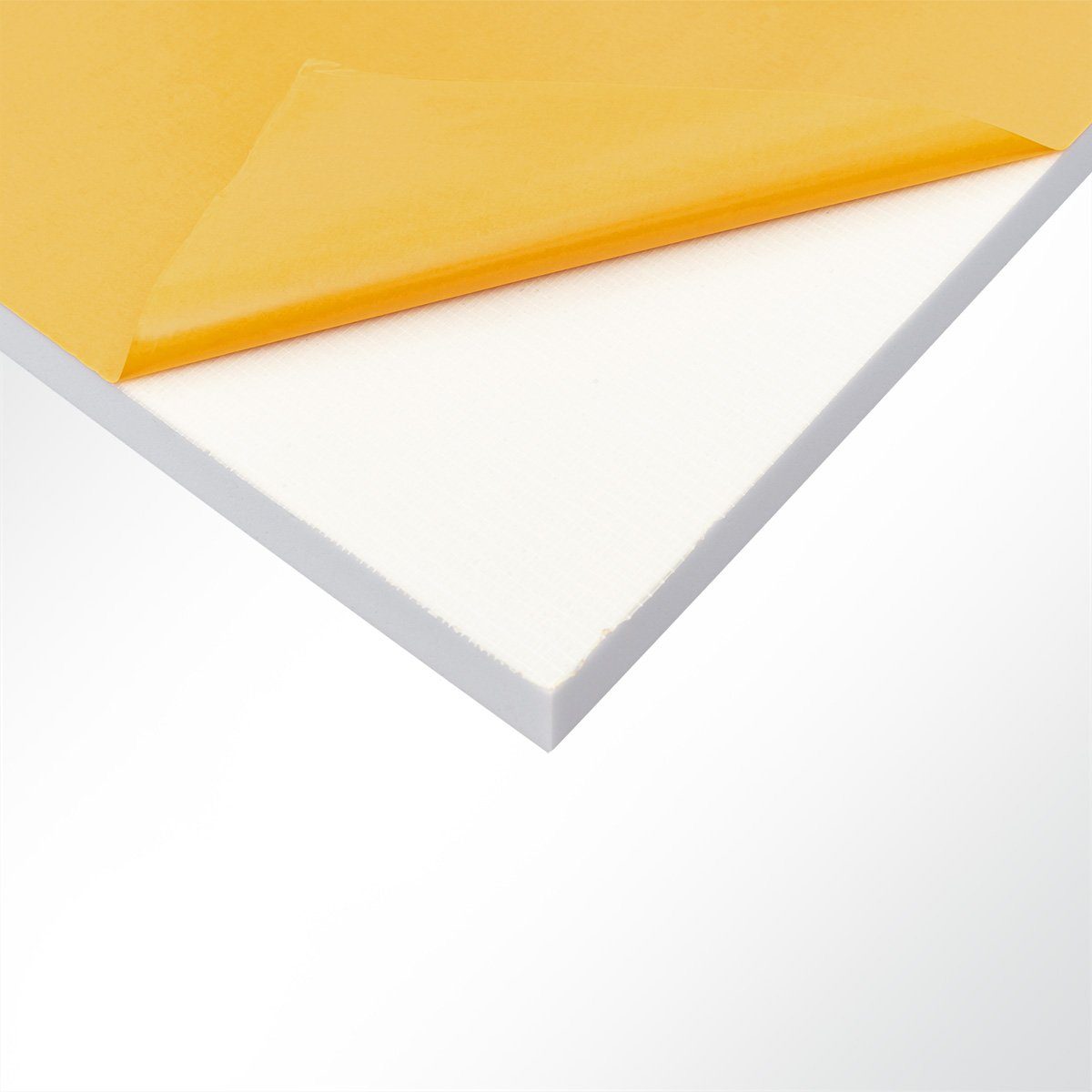 Basotect® Dämmplatte Schaumstoff aus Basotect® hellgrau selbstklebend 45° Fase, (1-St)