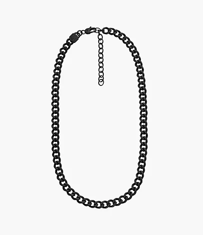 Fossil Kette Ellis Core Chains Edelstahl schwarz