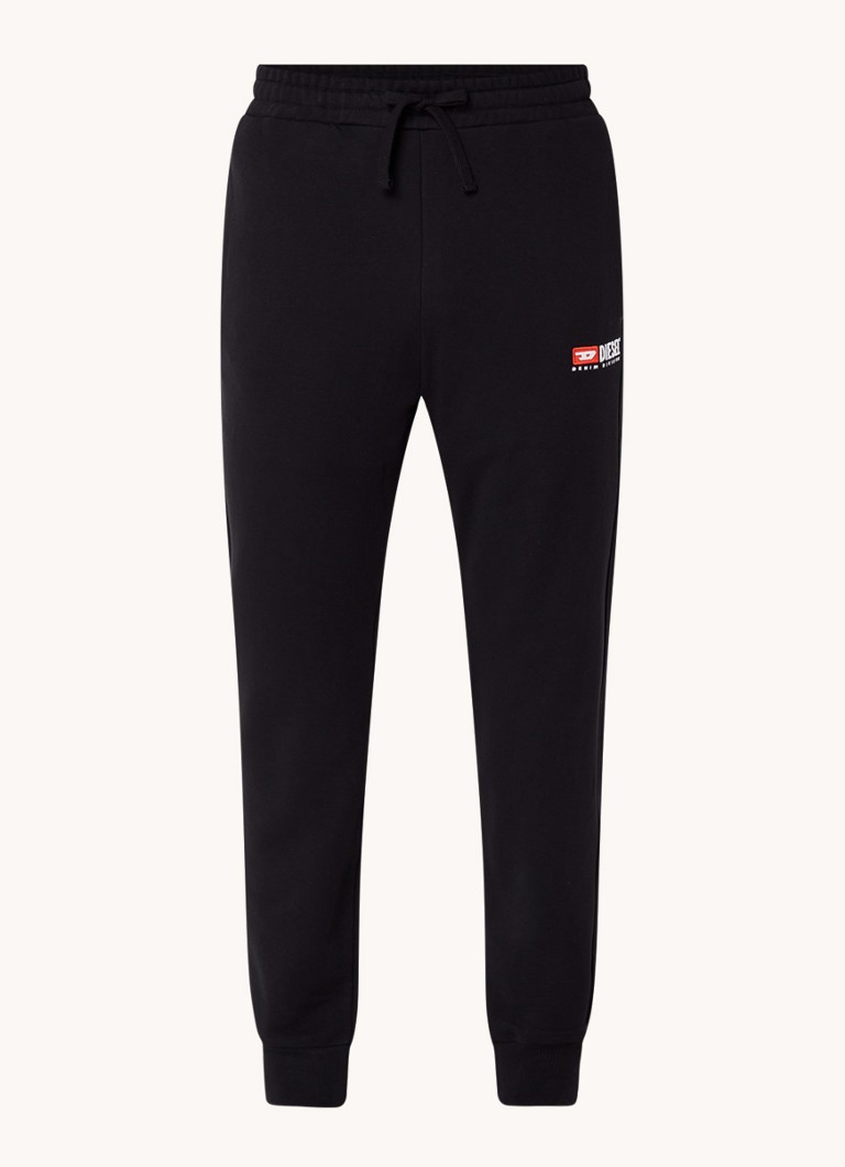 Pantaloni de trening Diesel P-Tary Tapered cu logo brodat