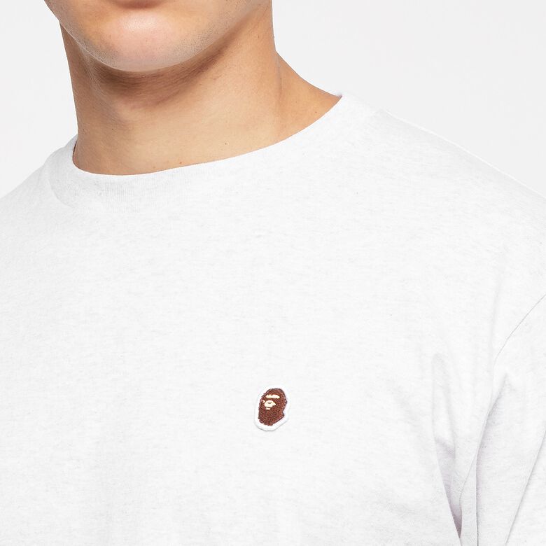 A Bathing Ape Head One Point Tee gray