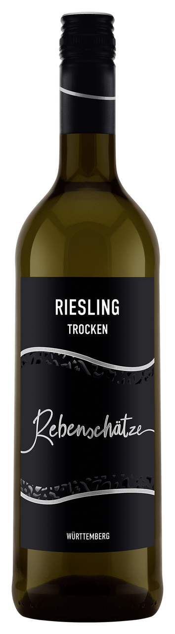 Württembergische WZG Rebenschätze Riesling Qualitätswein trocken 6er Karton 0,75L
