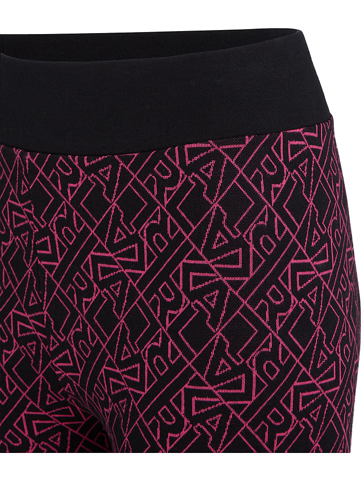 Karl Lagerfeld Shorts in Schwarz/ Pink günstig kaufen