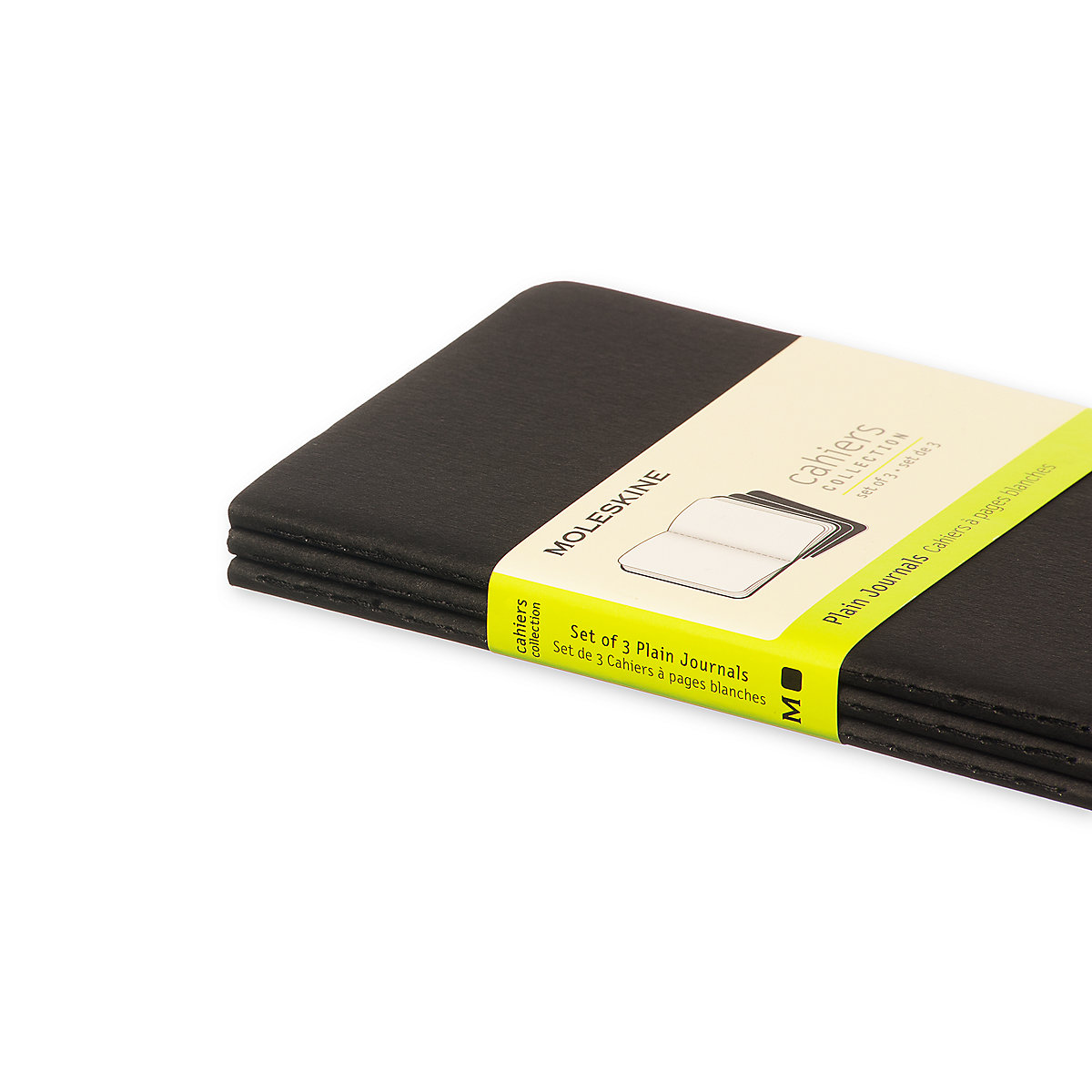 Notizbücher Cahier- P/A6- 3er Set- Blanko Notizbücher
